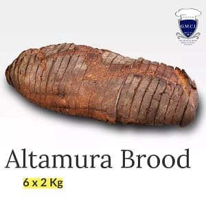Bruschetta brood van Altamura gesneden