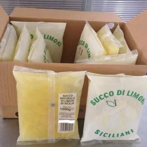 Bevroren Siciliaanse citroensap