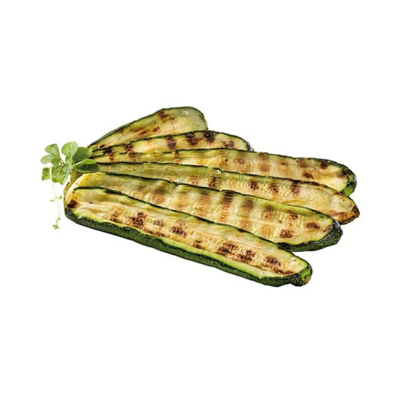 gegrilde gesneden courgettes diepvries